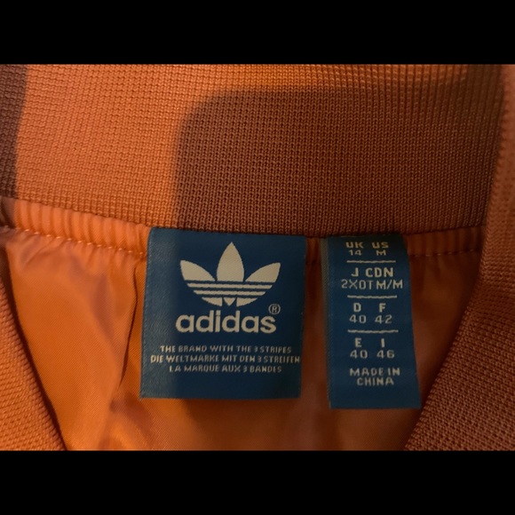 Mauve adidas bomber jacket - Picture 3 of 3